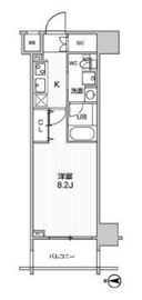 ステージグランデ錦糸町2 6階 間取り図