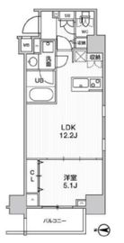 ステージグランデ錦糸町2 7階 間取り図