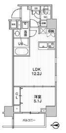 ステージグランデ錦糸町2 9階 間取り図