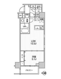 ステージグランデ錦糸町2 13階 間取り図