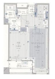 クロスエアタワー 22階 間取り図