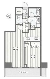 ザ・パークハウス新宿タワー 5階 間取り図