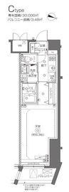 ZOOM北千住 2階 間取り図