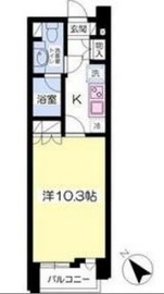 クインテット恵比寿 202 間取り図