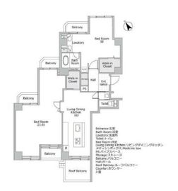 ドミール南青山 10階 間取り図