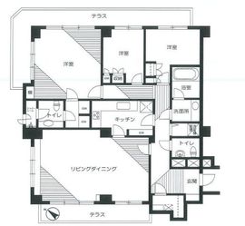 ドムス青山 2階 間取り図