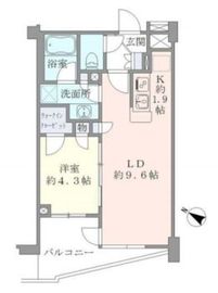 フジトピア目黒祐天寺 1階 間取り図