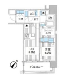 プレミスト月島 5階 間取り図