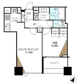 シティタワー有明 6階 間取り図