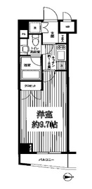 グランハイツ東新宿 407 間取り図