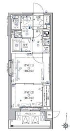 クレイシア菊川 2階 間取り図