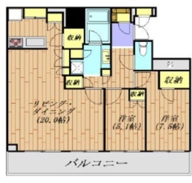 ブリリアタワーズ目黒 14階 間取り図