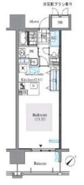 ロイヤルパークス豊洲 618 間取り図