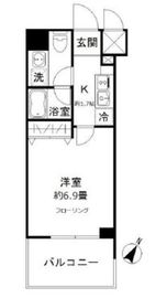 フォレシティ豊洲 611 間取り図