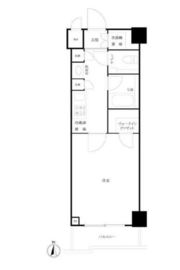 ルーブル泉岳寺前 4階 間取り図