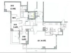 南青山豊田パーク･マンション 2階 間取り図