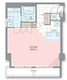 ホテル＆レジデンス六本木 1208 間取り図