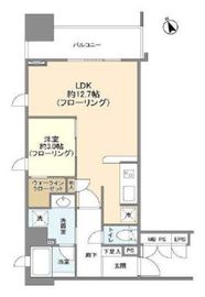 パラッシオ目黒不動前 5階 間取り図