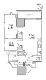 レジディア荻窪Ⅲ 1101 間取り図