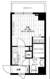 ステージファースト南麻布 11階 間取り図