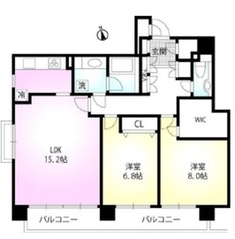 センプレ高輪 403 間取り図