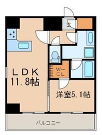 グランパセオ目黒 1002 間取り図