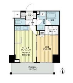 アデニウム東日本橋 3階 間取り図