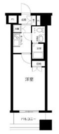 ヴィーダ・スカイコート品川 6階 間取り図