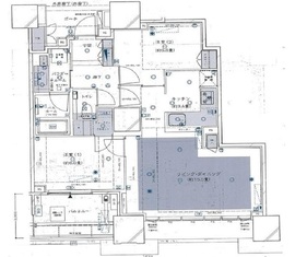 ドゥ・トゥール 28階 間取り図