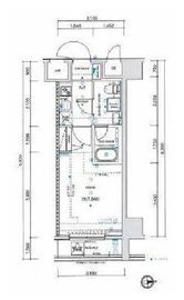 エル・グランジュテ新宿 3階 間取り図