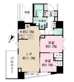 パークホームズ成城 504 間取り図