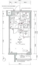 スカイコートグランメゾン御殿山 206 間取り図