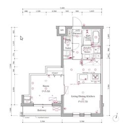 スカイコートグランメゾン御殿山 403 間取り図