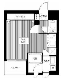 スカイコートグランメゾン御殿山 213 間取り図