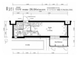 スカイコートグランメゾン御殿山 312 間取り図