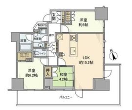 クレヴィア御茶ノ水 7階 間取り図