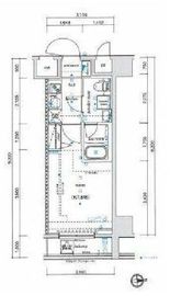 エル・グランジュテ新宿 7階 間取り図