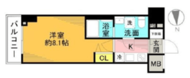 エル・グランジュテ新宿 6階 間取り図