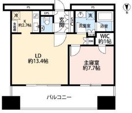 東京タイムズタワー 18階 間取り図