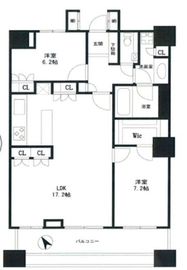 ザ・東京タワーズ ミッドタワー 34階 間取り図