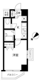 ミリオンタワー虎ノ門 5階 間取り図