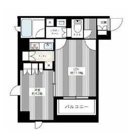 アイディーコート日本橋浜町 3階 間取り図