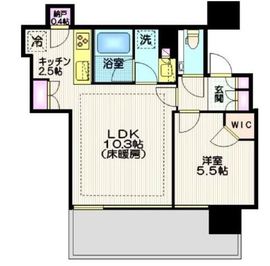 シティタワー目黒 23階 間取り図