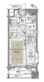 シティインデックス新宿若松町 8階 間取り図