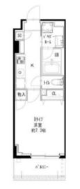 オハグランデ品川 208 間取り図