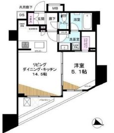 ウィルローズ茅場町 9階 間取り図