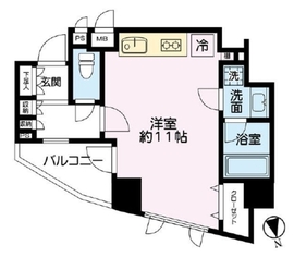 リシェ大井スカイビュー 3階 間取り図