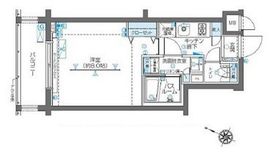 ZOOM北新宿 2階 間取り図