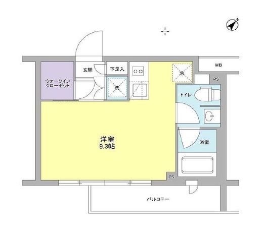 スタイリオ中延2ウエスト 108 間取り図