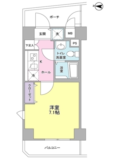 フィオリトゥーラ三軒茶屋ステーションフロント 706 間取り図